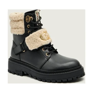 Liu Jo Skórzane botki RUMI 40 | shearling