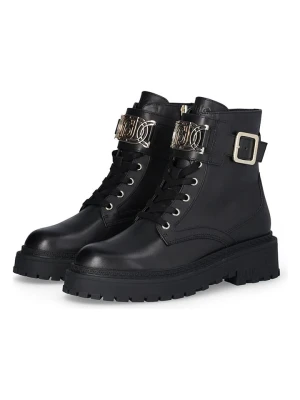 Liu Jo Skórzane botki w kolorze czarnym rozmiar: 36