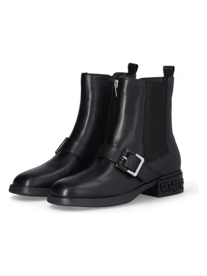 Liu Jo Skórzane botki w kolorze czarnym rozmiar: 38