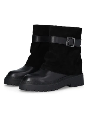 Liu Jo Skórzane botki w kolorze czarnym rozmiar: 38