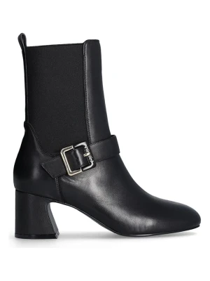 Liu Jo Skórzane botki w kolorze czarnym rozmiar: 38