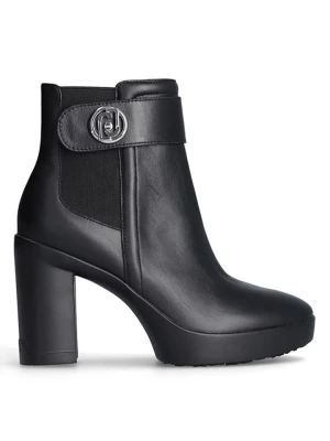 Liu Jo Skórzane botki w kolorze czarnym rozmiar: 39