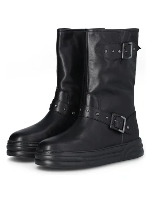 Liu Jo Skórzane botki w kolorze czarnym rozmiar: 38