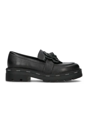 Liu Jo Skórzane mokasyny w kolorze czarnym rozmiar: 39