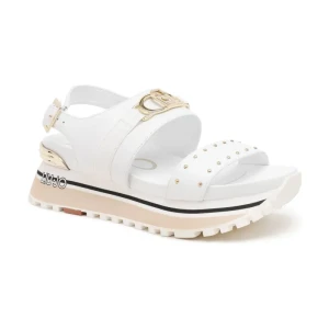 Liu Jo Skórzane sandały MAXI WONDER