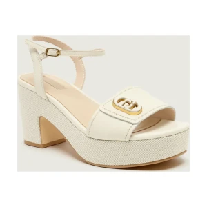 Liu Jo Skórzane sandały na słupku HARPER 04