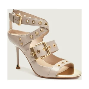 Liu Jo Skórzane sandały na szpilce TRACY 04