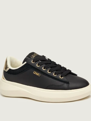 Liu Jo Skórzane sneakersy CASPER 01 | zamsz