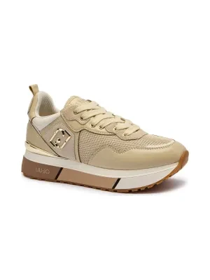 Liu Jo Skórzane sneakersy MAXI WONDER 01