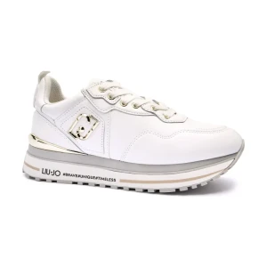 Liu Jo Skórzane sneakersy MAXI WONDER 01