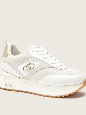 Liu Jo Skórzane sneakersy MAXI WONDER 97 BIS