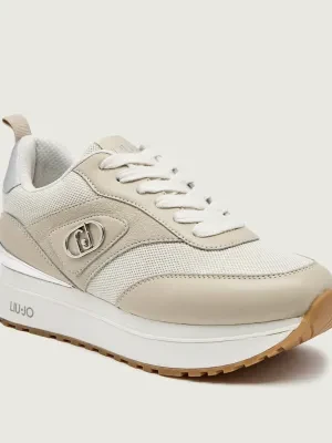 Liu Jo Skórzane sneakersy MAXI WONDER 97 BIS