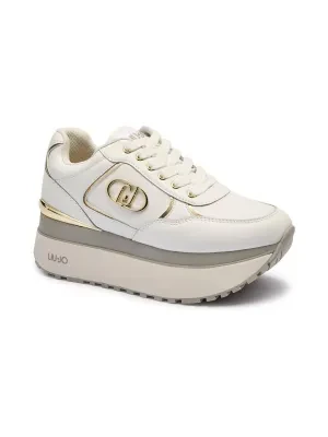 Liu Jo Skórzane sneakersy MAXI WONDER PLUS 01