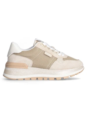 Liu Jo Skórzane sneakersy w kolorze beżowym rozmiar: 39