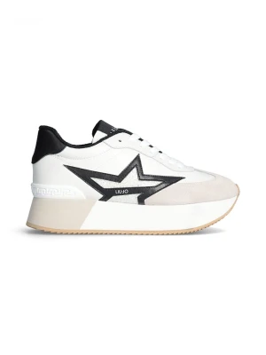 Liu Jo Skórzane sneakersy w kolorze biało-czarnym rozmiar: 40