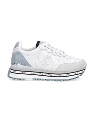 Liu Jo Skórzane sneakersy w kolorze biało-szarym rozmiar: 40