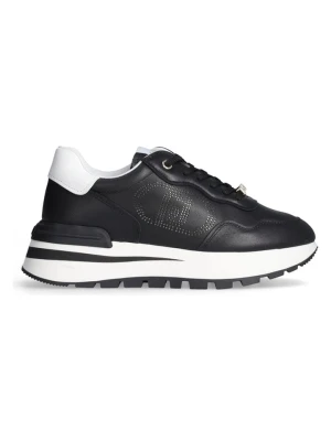 Liu Jo Skórzane sneakersy w kolorze czarno-białym rozmiar: 40