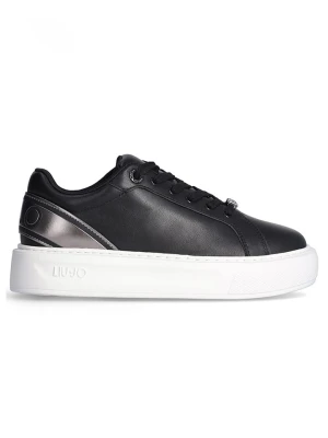 Liu Jo Skórzane sneakersy w kolorze czarnym rozmiar: 37