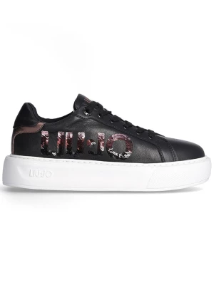 Liu Jo Skórzane sneakersy w kolorze czarnym rozmiar: 39