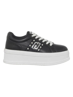 Liu Jo Skórzane sneakersy w kolorze czarnym rozmiar: 39