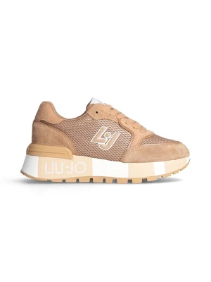 Liu Jo Skórzane sneakersy w kolorze jasnobrązowym rozmiar: 38