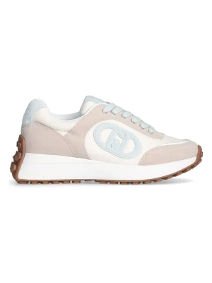 Liu Jo Skórzane sneakersy w kolorze kremowo-jasnoróżowym rozmiar: 35