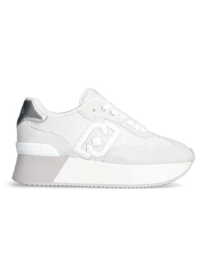 Liu Jo Skórzane sneakersy w kolorze srebrno-białym rozmiar: 37