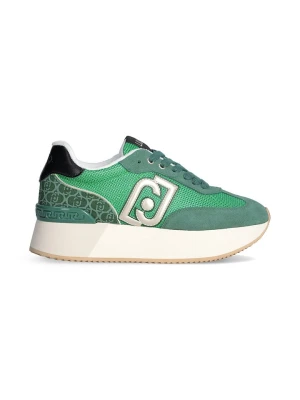 Liu Jo Skórzane sneakersy w kolorze zielonym rozmiar: 38