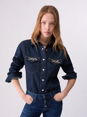 Liu Jo Slim Fit Denim Shirt Normal Wash