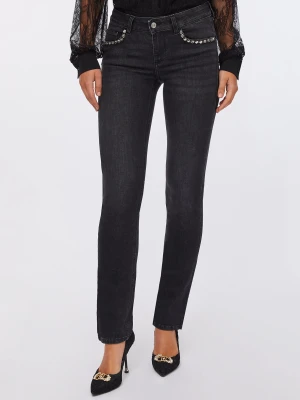 Liu Jo Slim Jeans With Rhinestones