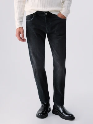 Liu Jo Slim Trousers Fit In Velvet czarny