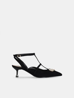 Liu Jo Slingback Shoes With Bejewelled Logo LIUJO