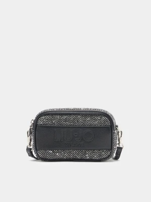 Liu Jo Small Chevron Bag With Sequins czarny
