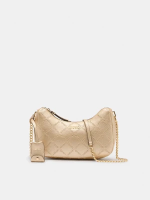 Liu Jo Small Crossbody Bag With Logo Light Gold