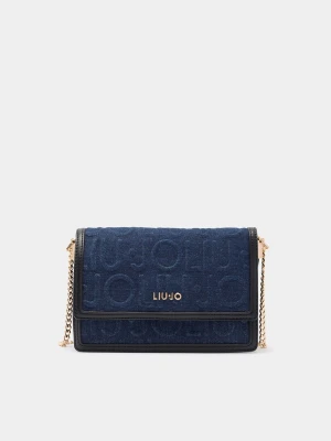 Liu Jo Small Denim Crossbody Bag niebieski
