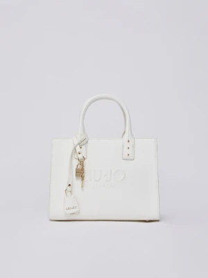 Liu Jo Small Handbag With Charm biały