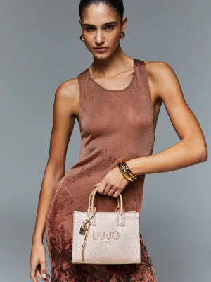 Liu Jo Small Handbag With Charm Light Gold