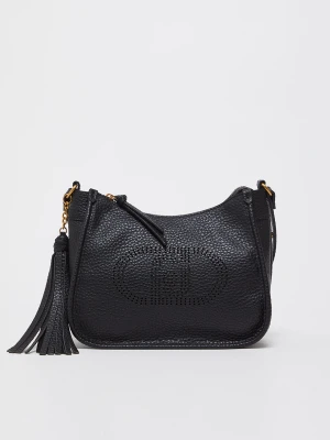 Liu Jo Small Hobo Bag With Charm czarny