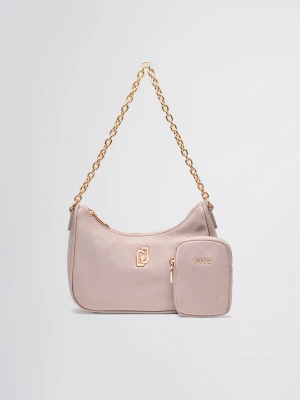 Liu Jo Small Hobo Bag With Charm Dove Grey