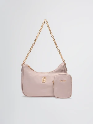 Liu Jo Small Hobo Bag With Charm Dove Grey