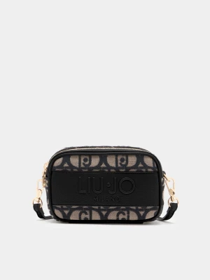 Liu Jo Small Jacquard Crossbody Bag czarny