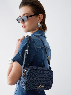 Liu Jo Small Jacquard Denim Crossbody Bag