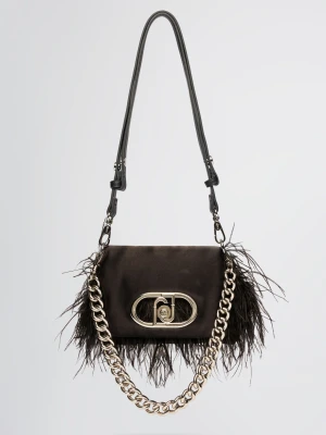 Liu Jo Small Lapuffy Bag With Feathered Detailing LIUJO