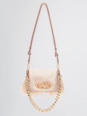 Liu Jo Small Lapuffy Bag With Feathered Detailing LIUJO