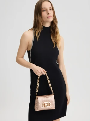 Liu Jo Small Lapuffy Bag With Rhinestones LIUJO