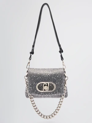 Liu Jo Small Lapuffy Bag With Rhinestones LIUJO