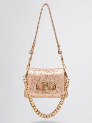 Liu Jo Small Lapuffy Bag With Rhinestones LIUJO