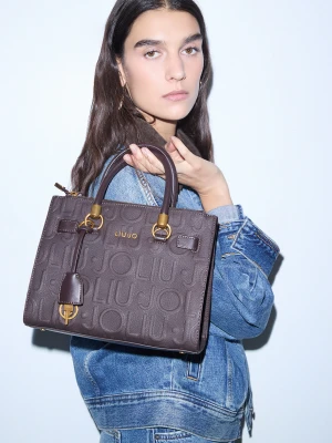 Liu Jo Small Satchel Bag Dark Brown