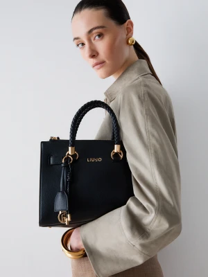 Liu Jo Small Satchel Bag With Charms czarny