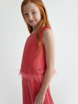 Liu Jo Smart Jumpsuit With Feathered Detailing LIUJO